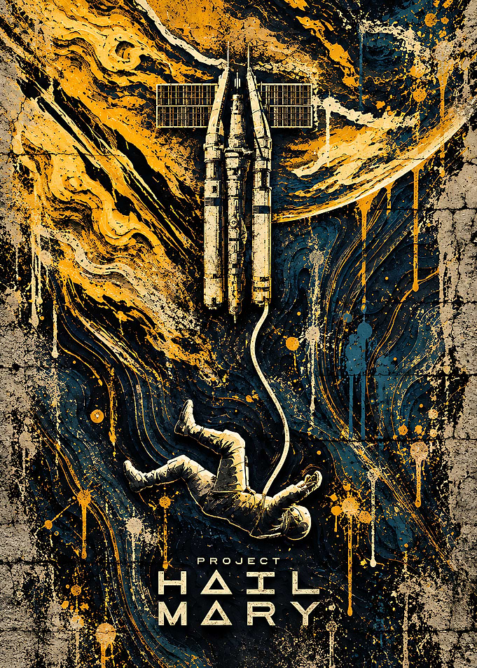 Project Hail Mary Space Poster