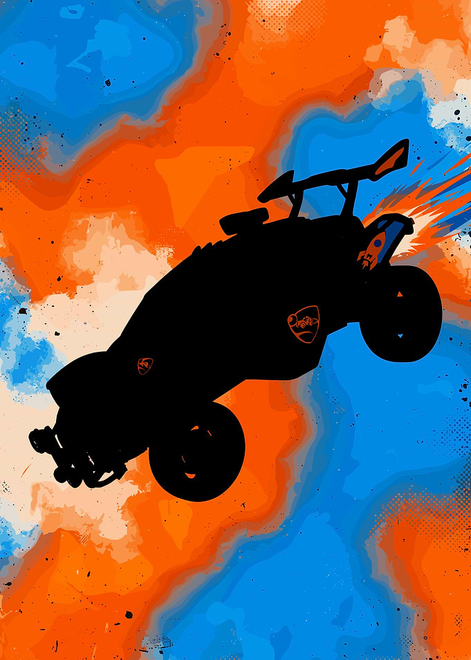 Rocket League Octane Poster