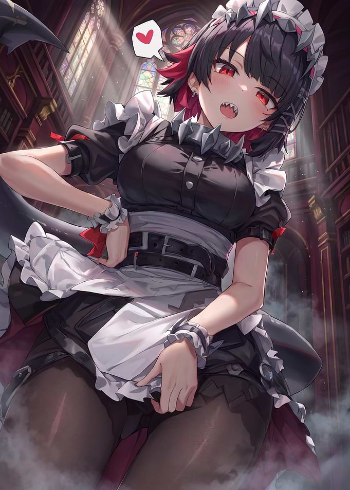 Ellen Joe Maid Outfit Illustration