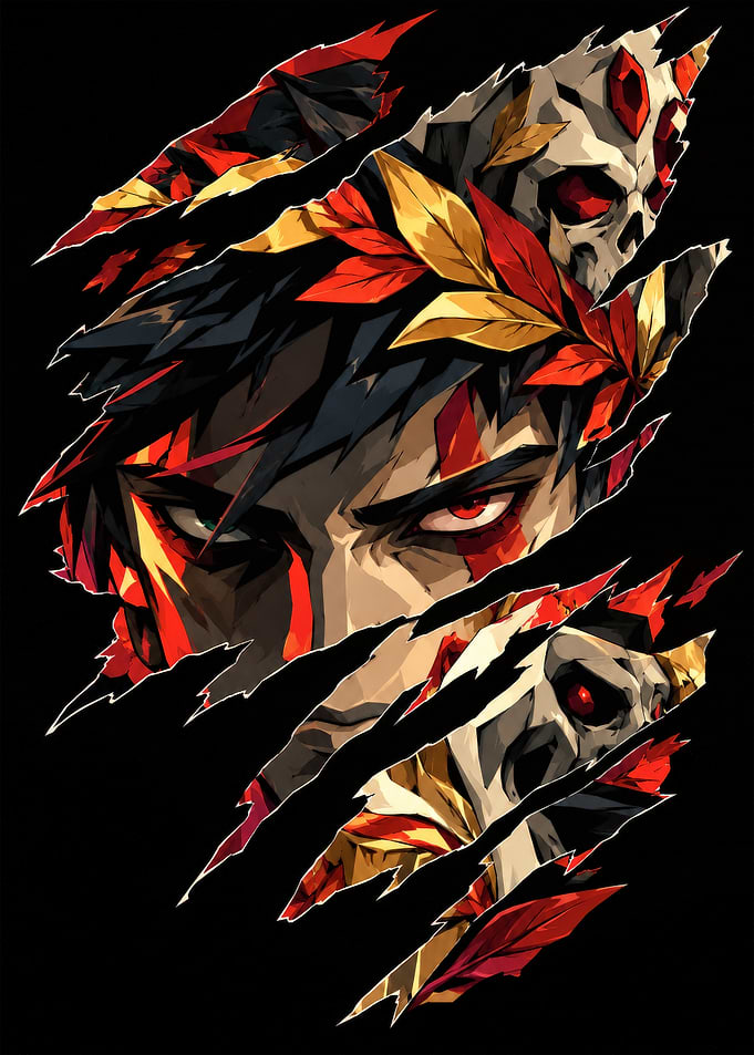 Hades Zagreus Portrait Art