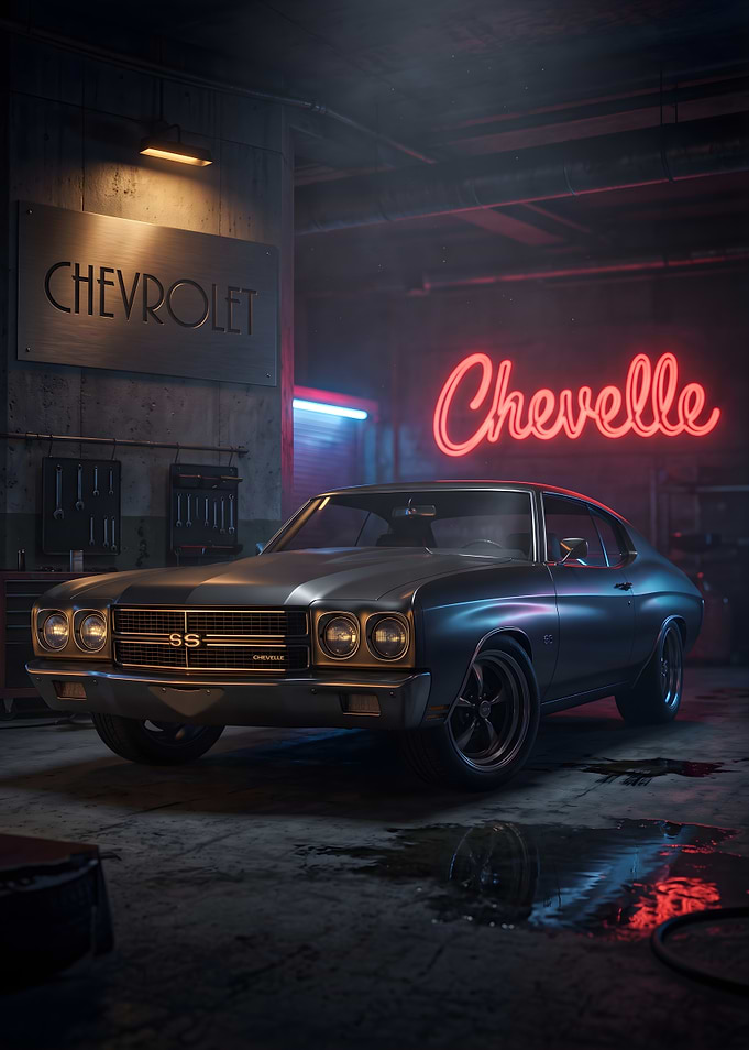 Chevrolet Chevelle SS in Garage