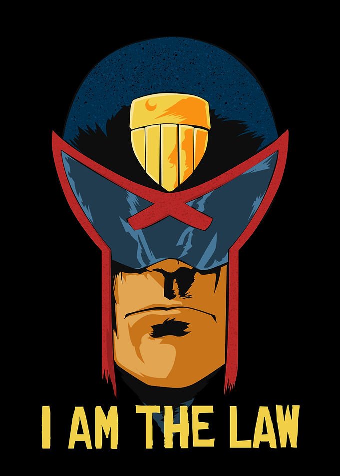 Judge Dredd I Am The Law