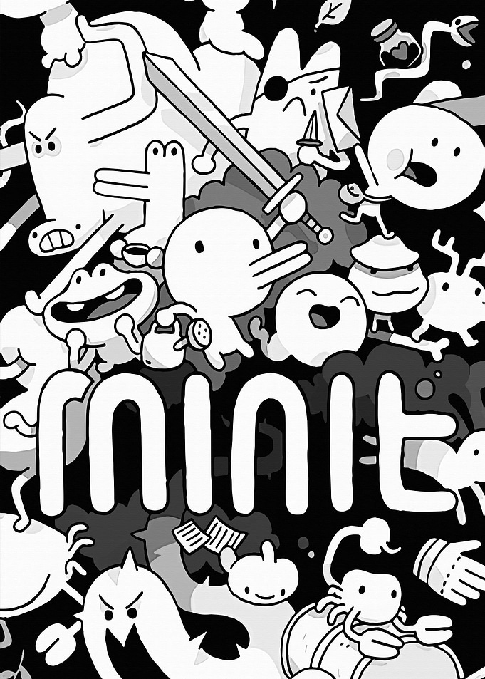 Minit Game Character Doodle Art