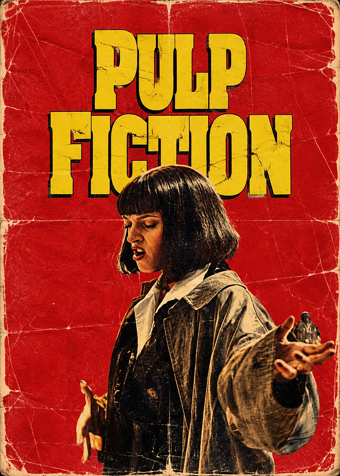 Pulp Fiction Mia Wallace Poster
