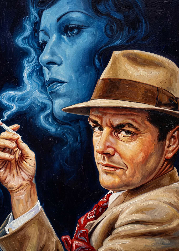 Noir Detective Blue Femme Fatale