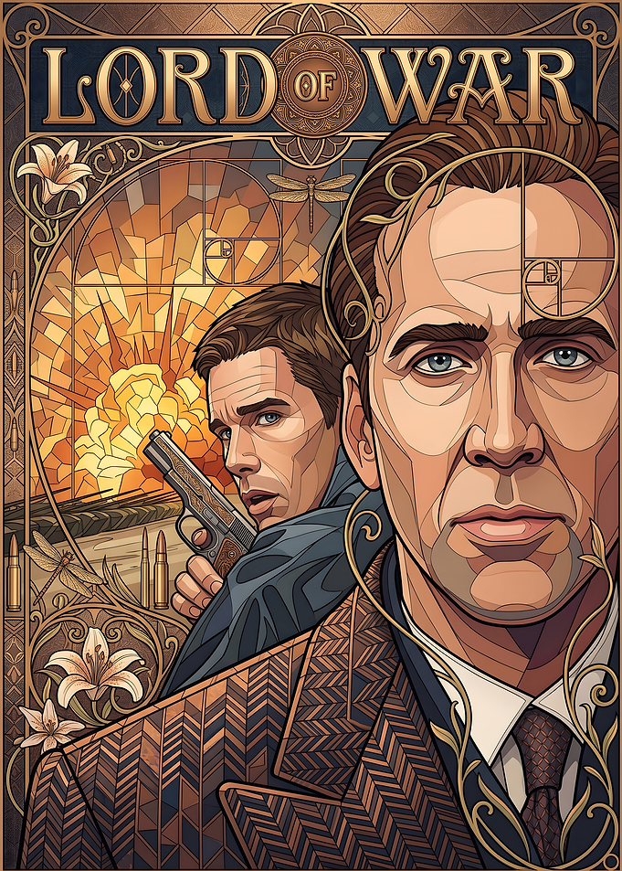 Lord of War Art Nouveau Poster