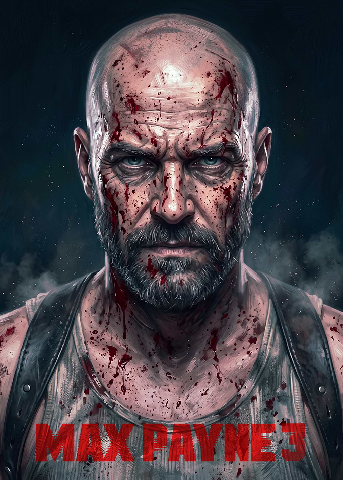 Max Payne 3 Gritty Portrait