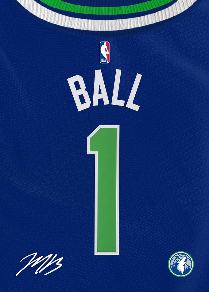 Timberwolves Signature Jersey- LaMelo Ball