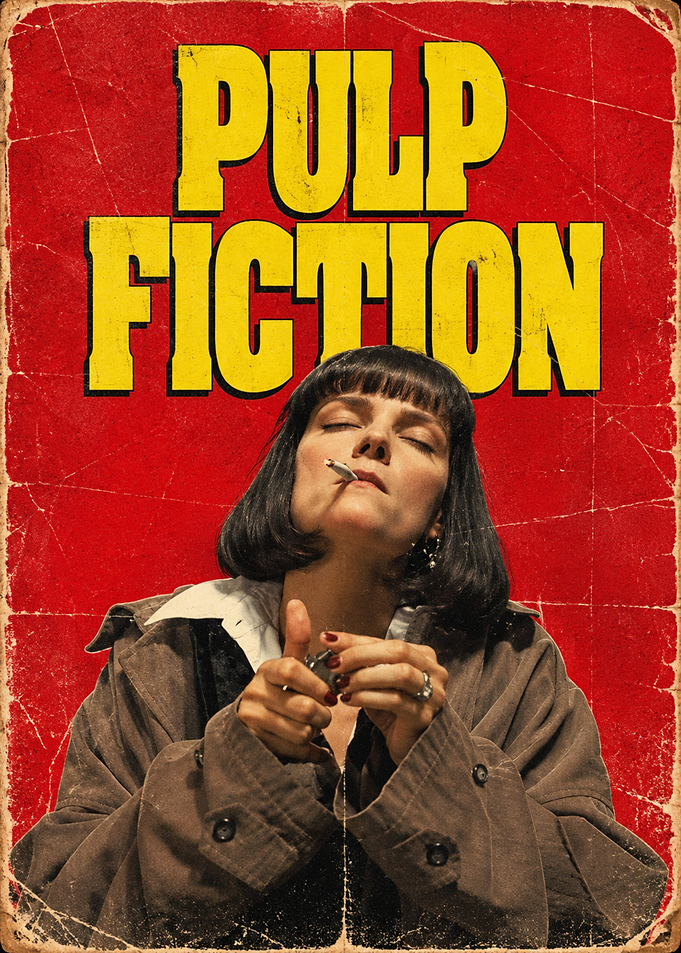 Pulp Fiction Mia Wallace Poster