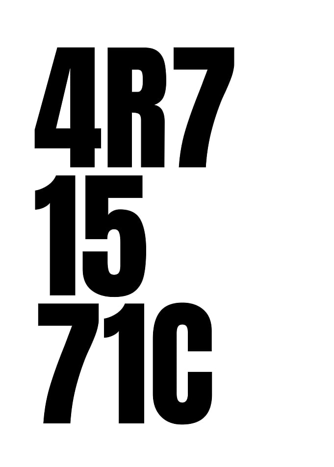 Minimalist Black and White Typography