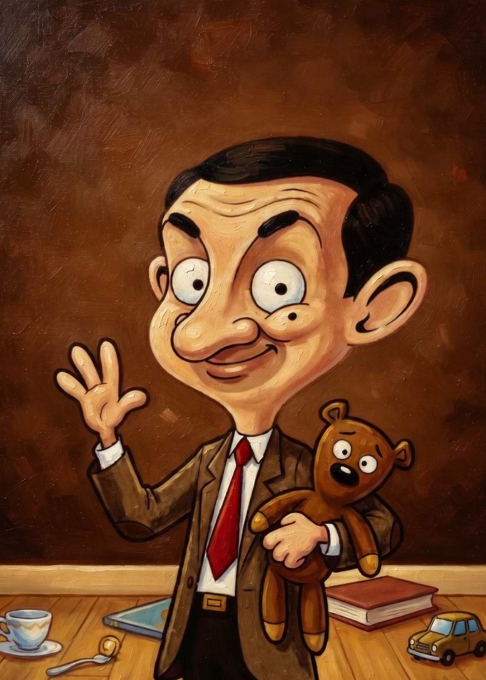 Comedic Caricature Classic Poster