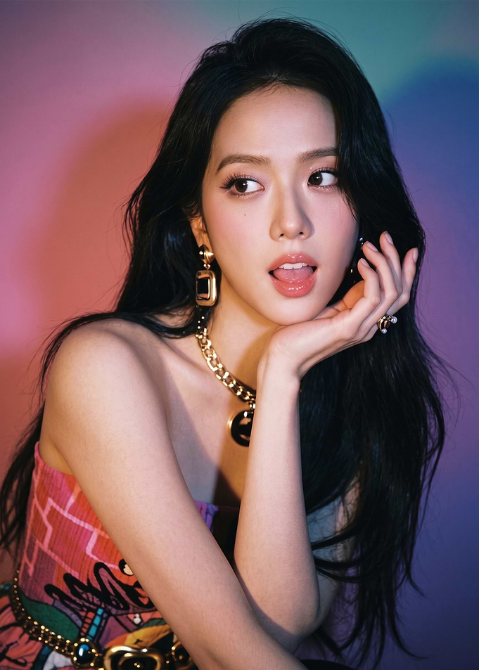 Jisoo Portrait with Vibrant Lighting