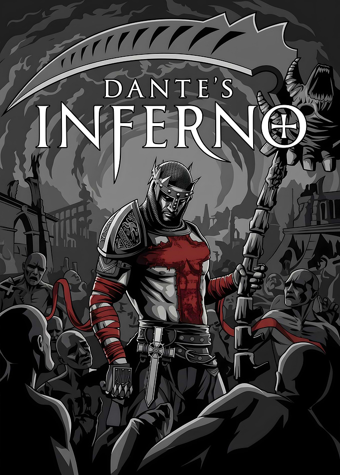 Dante's Inferno Video Game Poster