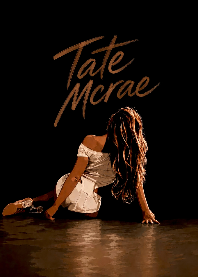 Tate McRae Artistic Portrait Poster