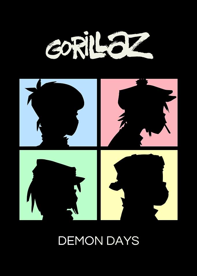 Gorillaz Demon Days Album Cover Art