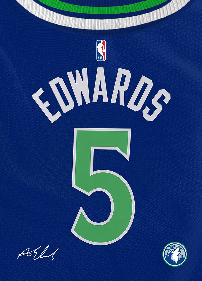 Timberwolves Signature Jersey- Anthony Edwards