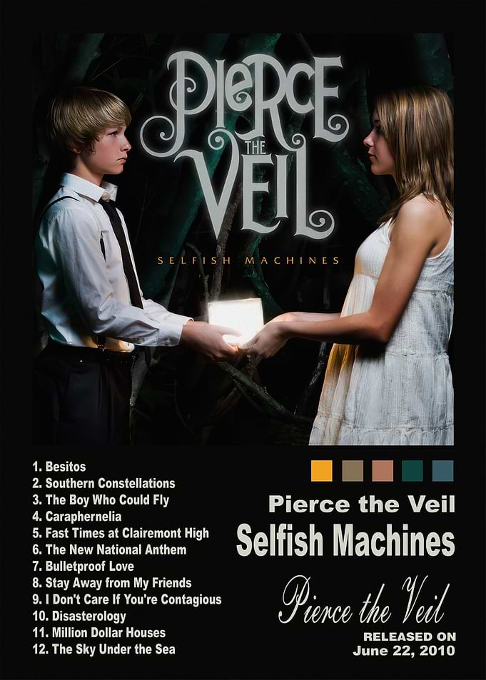 Pierce the Veil Selfish Machines Poster