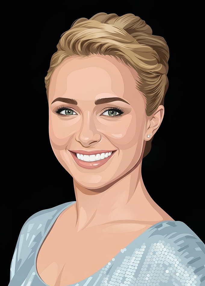Digital Portrait of Hayden Panettiere