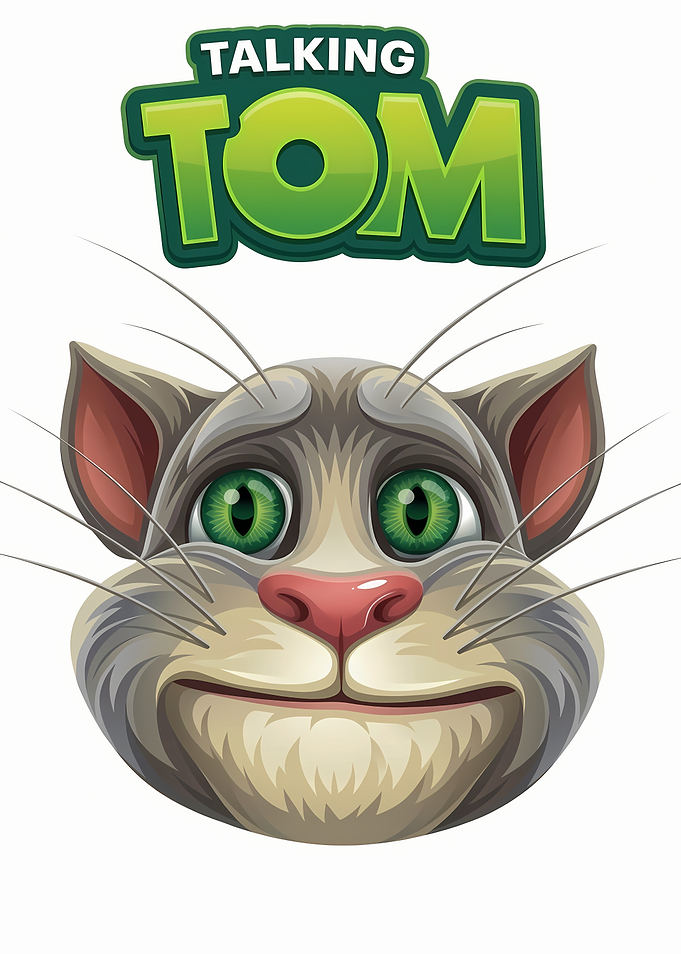 Talking Tom Character Logo