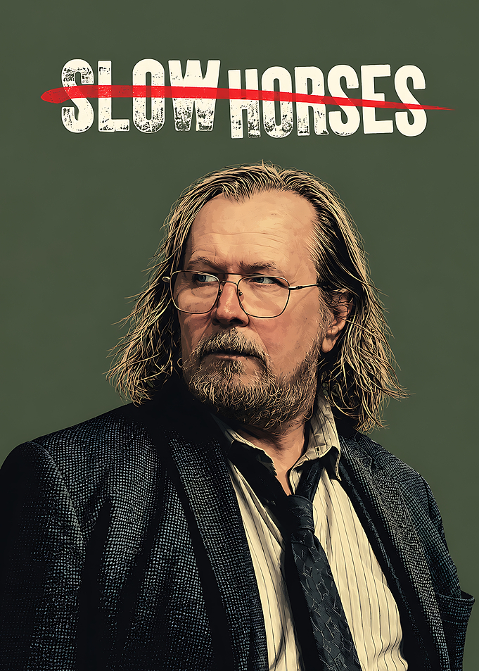 Slow Horses Jackson Lamb Poster