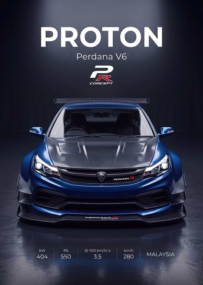 Proton Perdana V6 R Concept Car