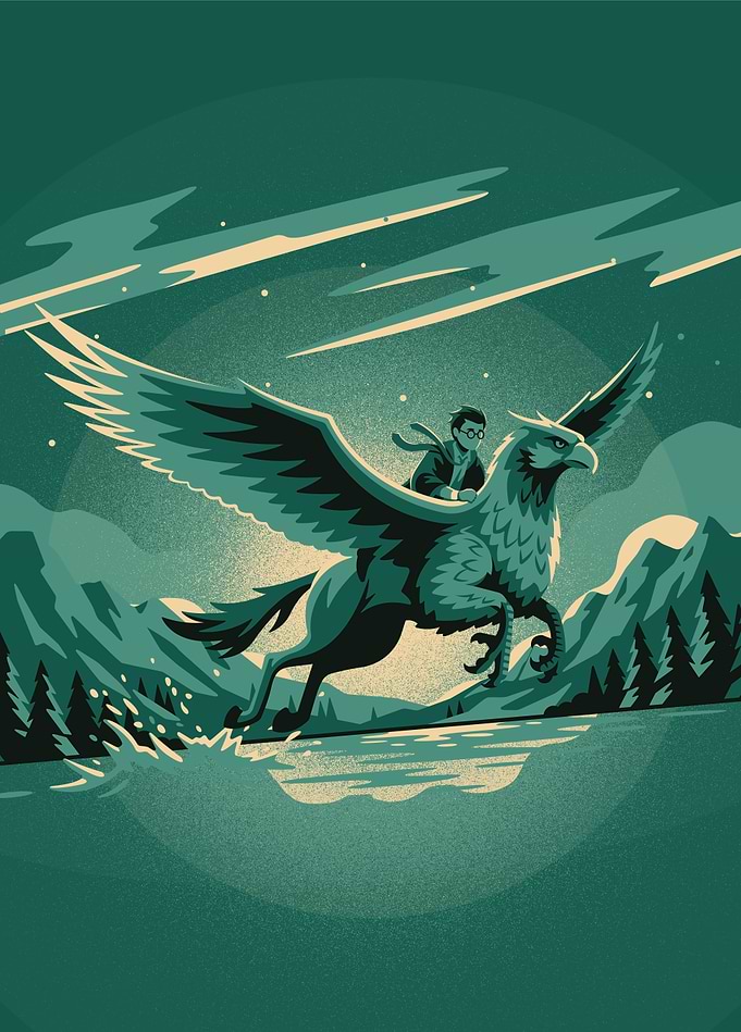 Harry Potter and Buckbeak's Flight