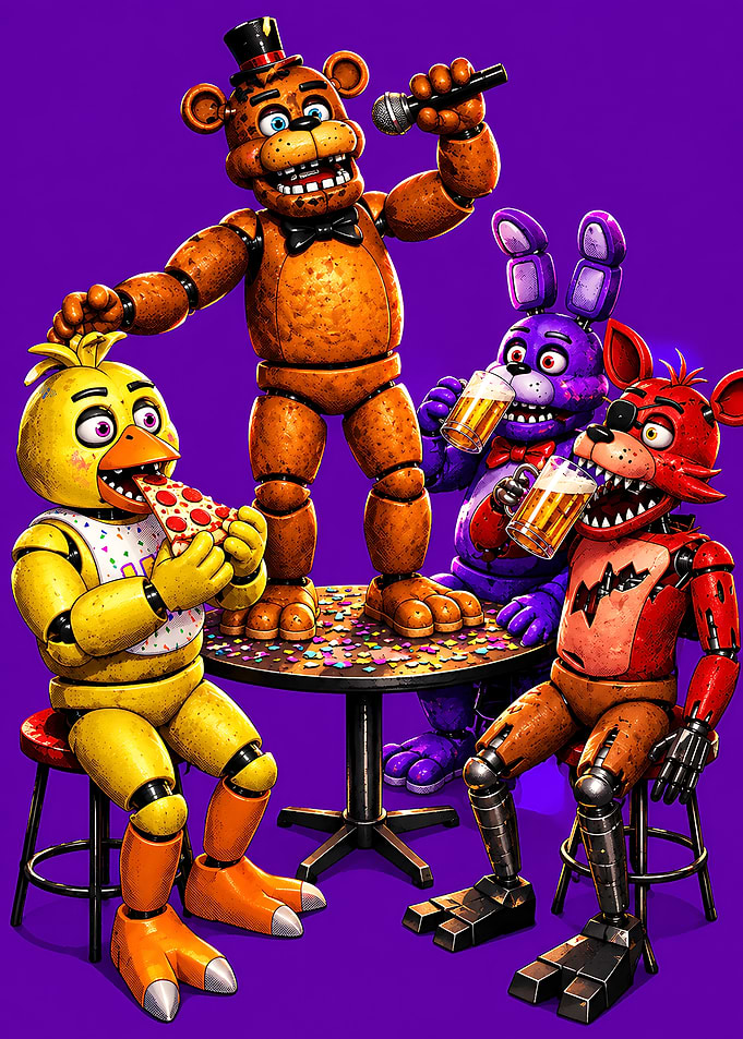 Five Nights at Freddy's Party Scene