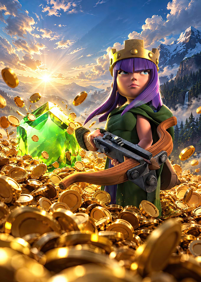 Archer Queen with Treasure