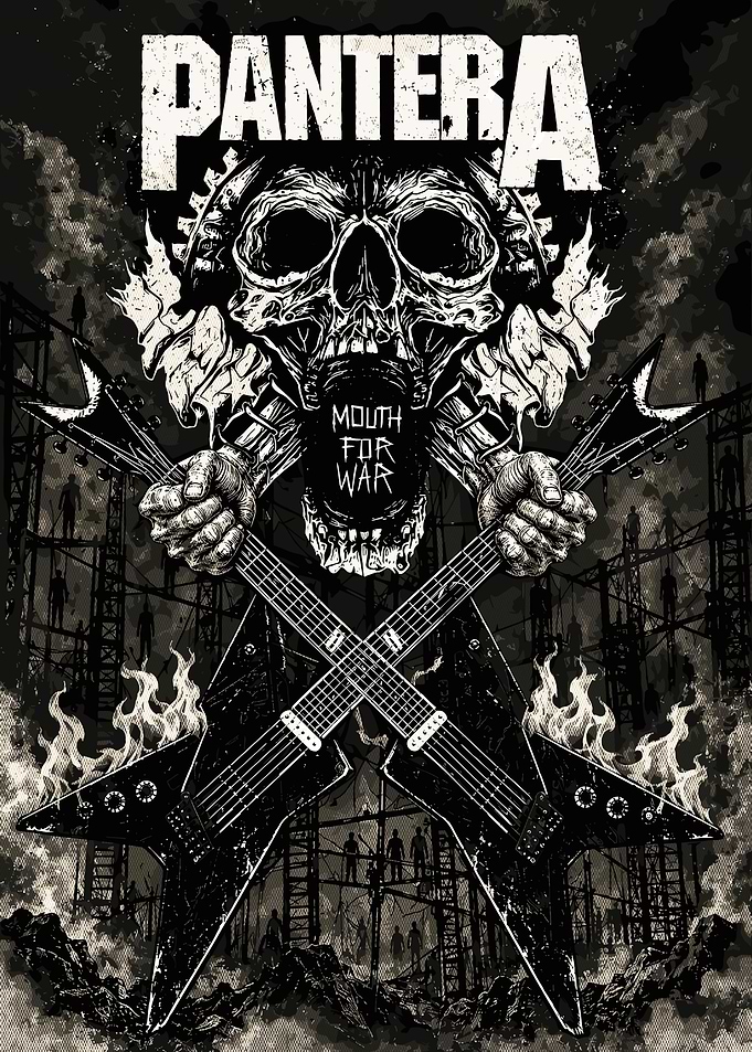 Pantera Mouth for War Poster