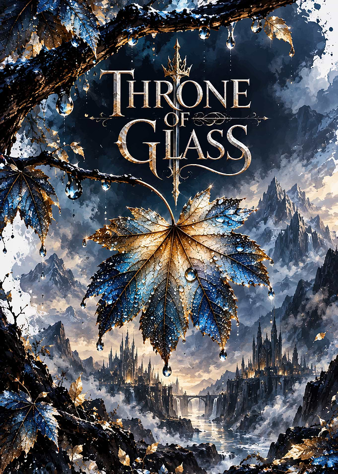 Throne of Glass Fantasy Book Cover
