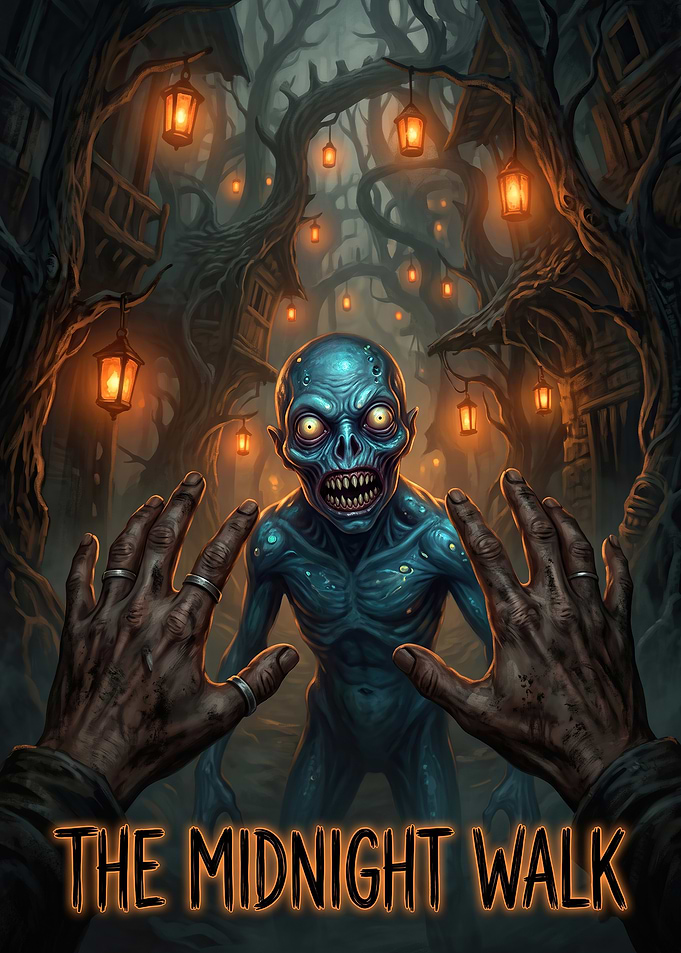 The Midnight Walk Horror Poster