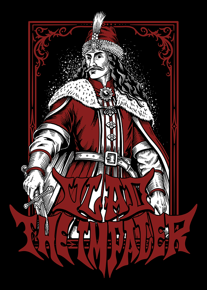 Vlad the Impaler Portrait Illustration
