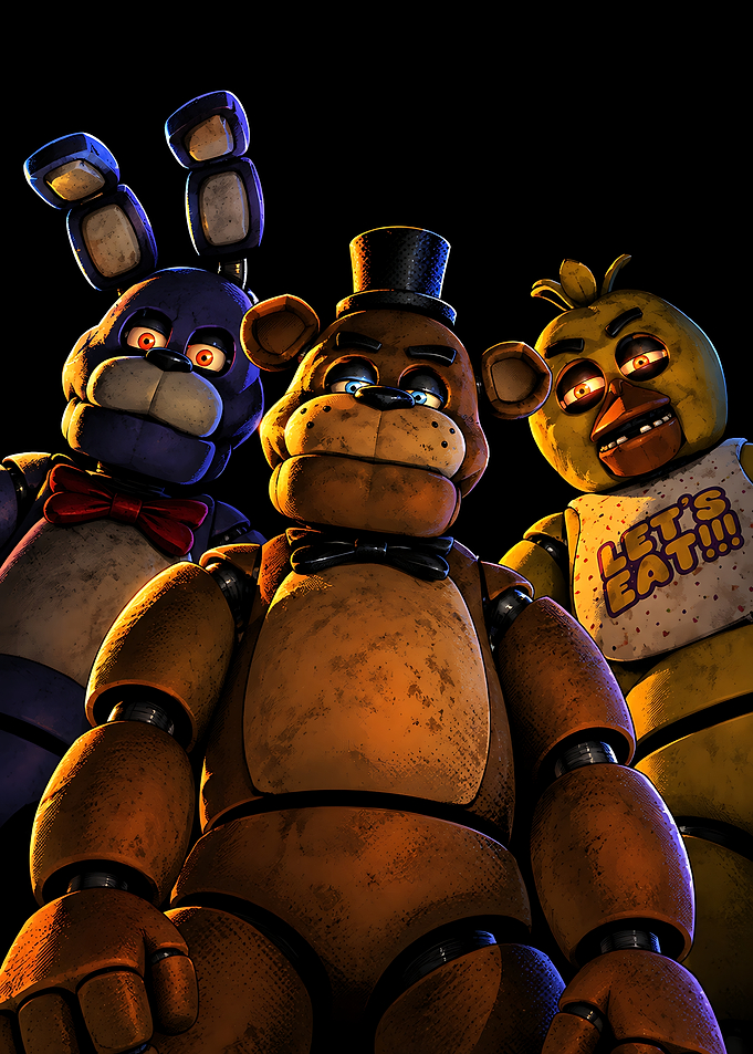 Five Nights at Freddy's Animatronic Trio