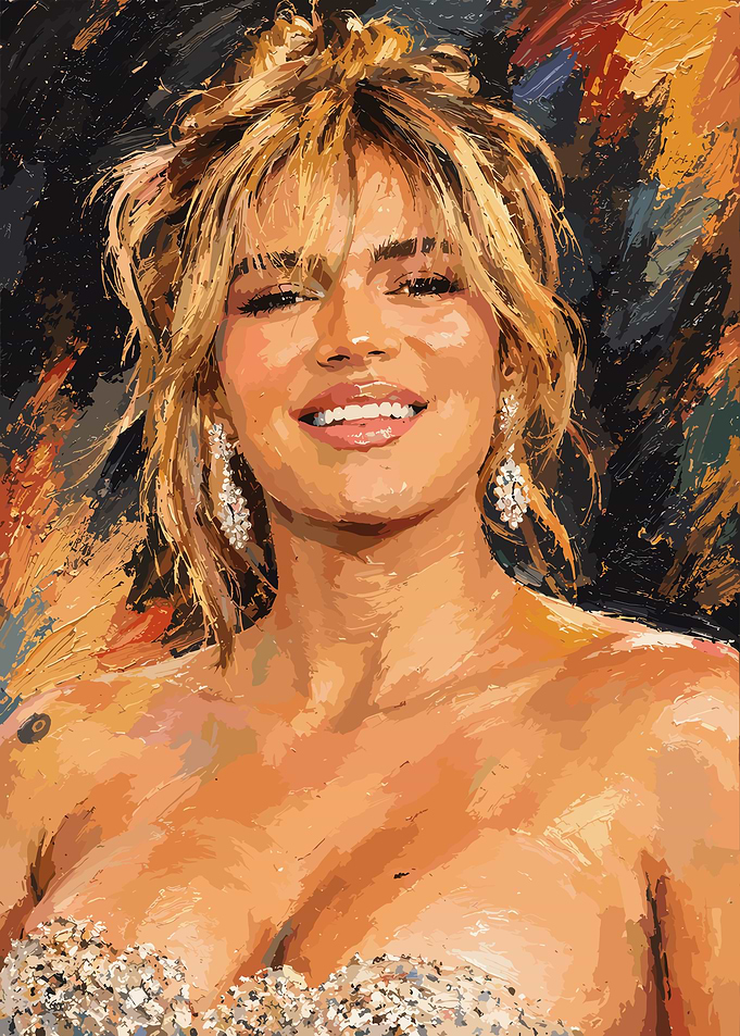 Karol G Oil Painting Portrait