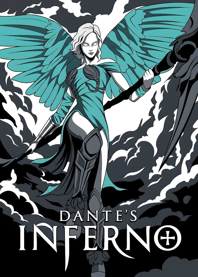 Dante's Inferno Angel Warrior Poster