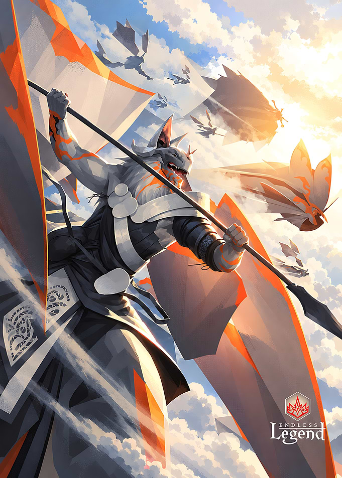 Endless Legend Drakken Warrior Illustration