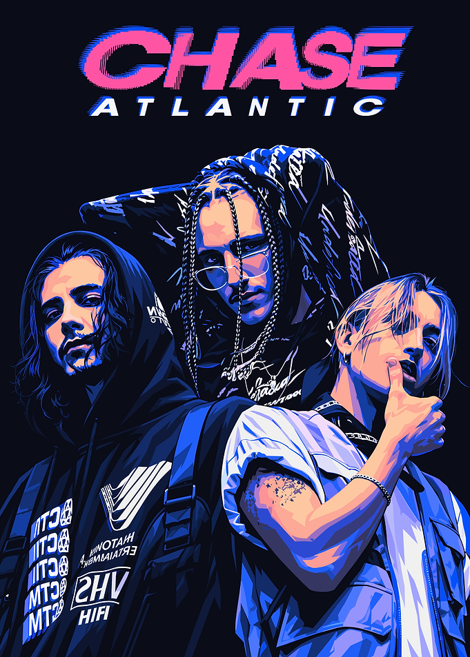Chase Atlantic Band Portrait Poster