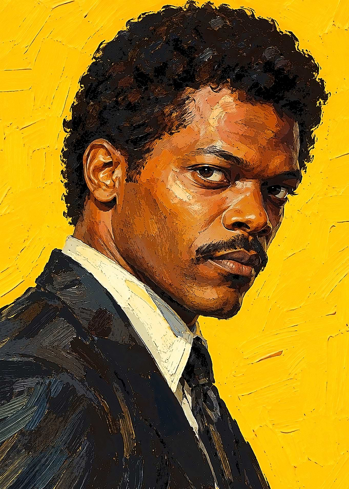 Jules Winnfield Pulp Fiction Portrait