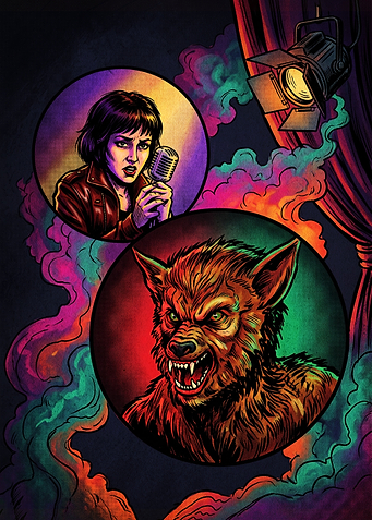 Werewolf Transformation Stage Performance Art