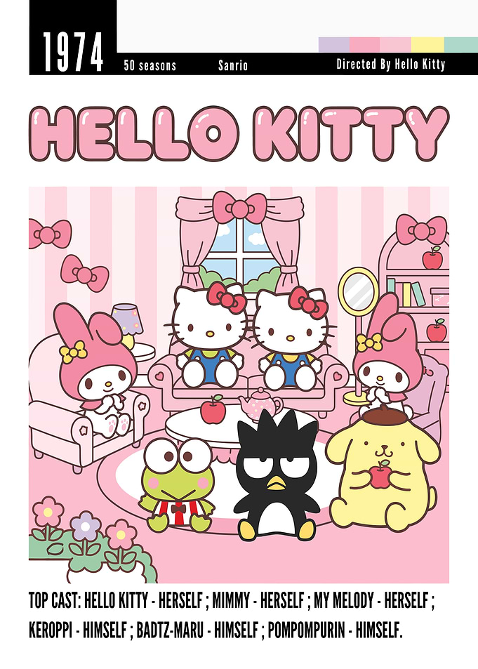 Sanrio Friends Hello Kitty Poster
