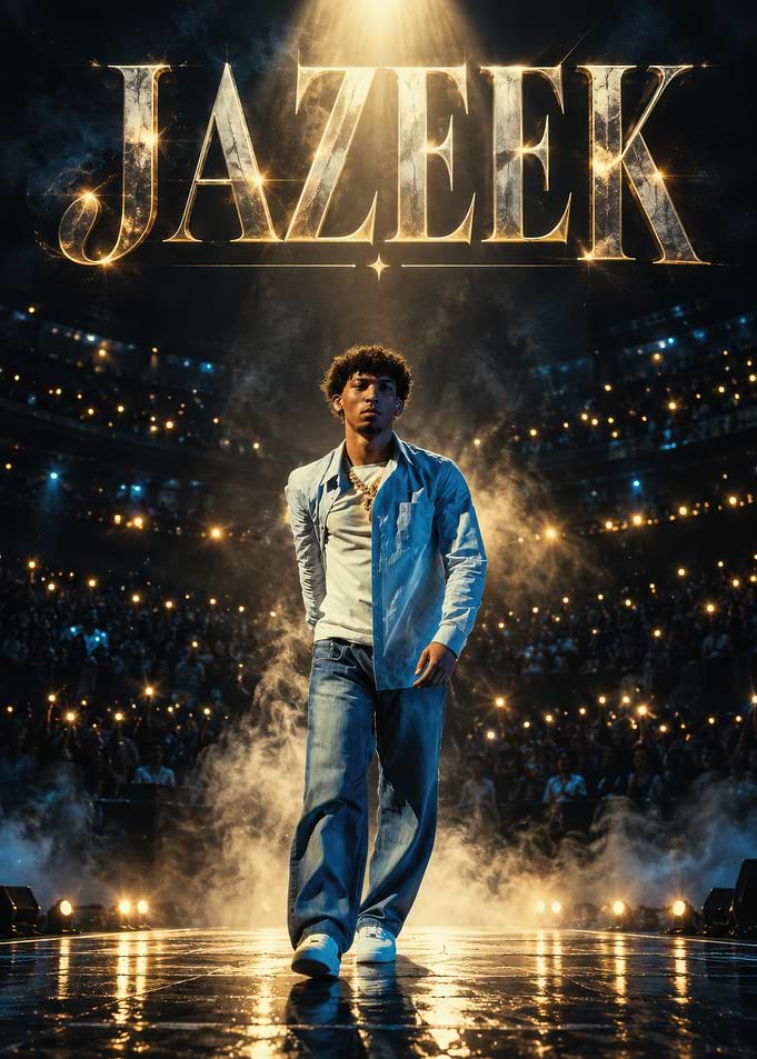 Jazeek Concert Performance Poster