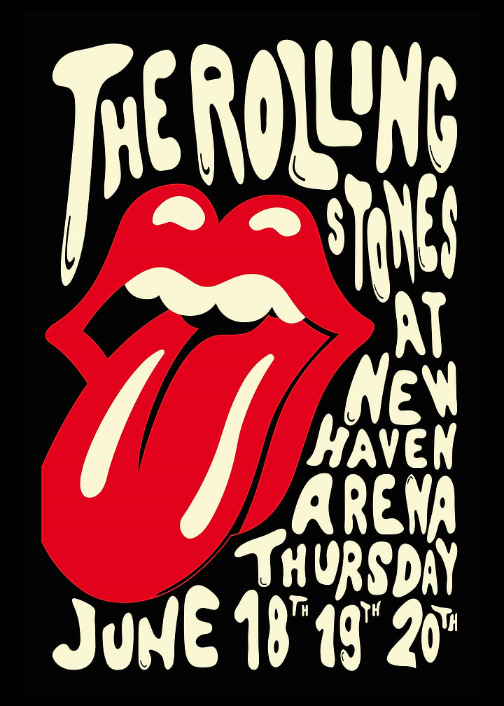 The Rolling Stones Concert Poster