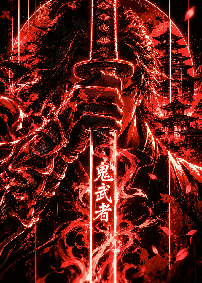 Onimusha Samurai Warrior with Katana