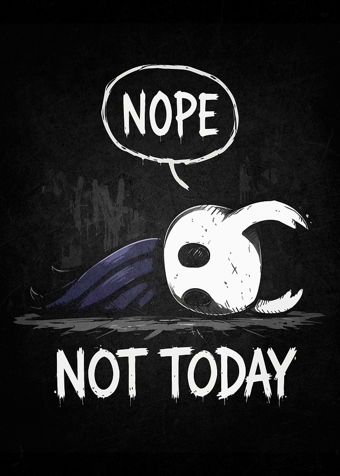 Hollow Knight Nope Not Today