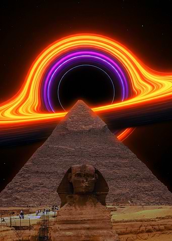 Black Hole Over Great Pyramid