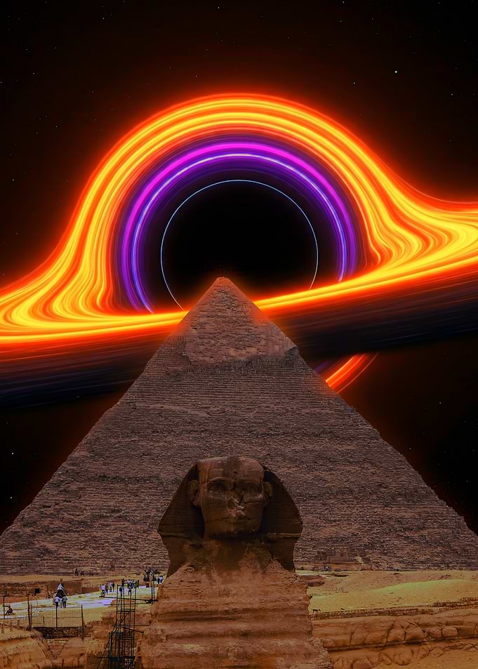 Black Hole Over Great Pyramid