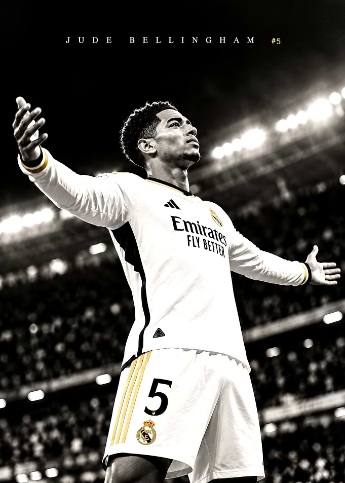 Jude Bellingham Real Madrid Poster