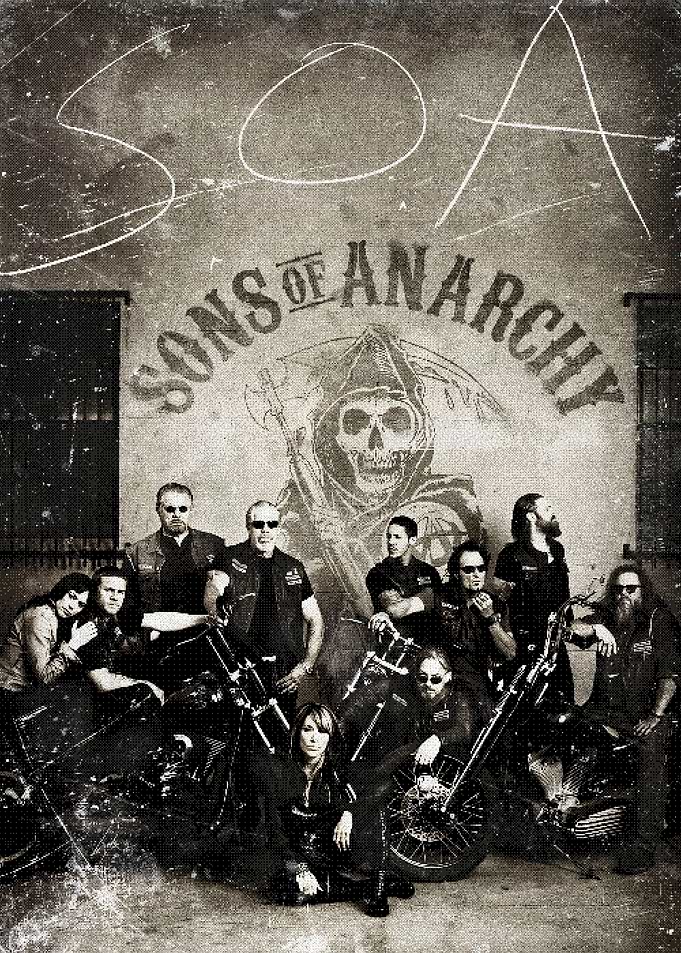 Sons of Anarchy Cast Poster