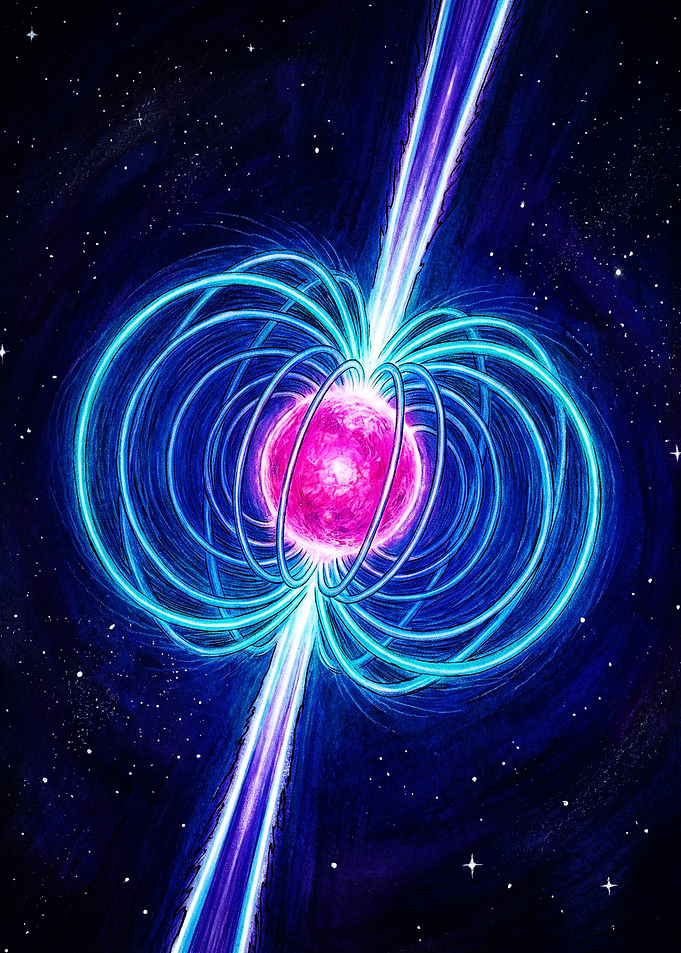 Magnetar Neutron Star in Deep Space