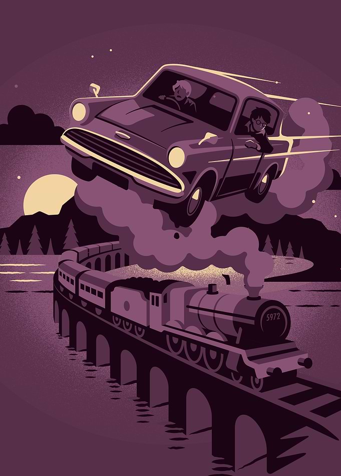 Magical Midnight Journey to Hogwarts